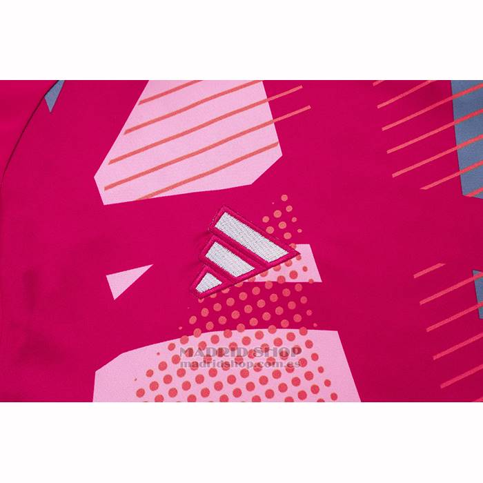 Chandal del Flamengo Manga Corta 2025-2026 Rosa - Pantalon Corto